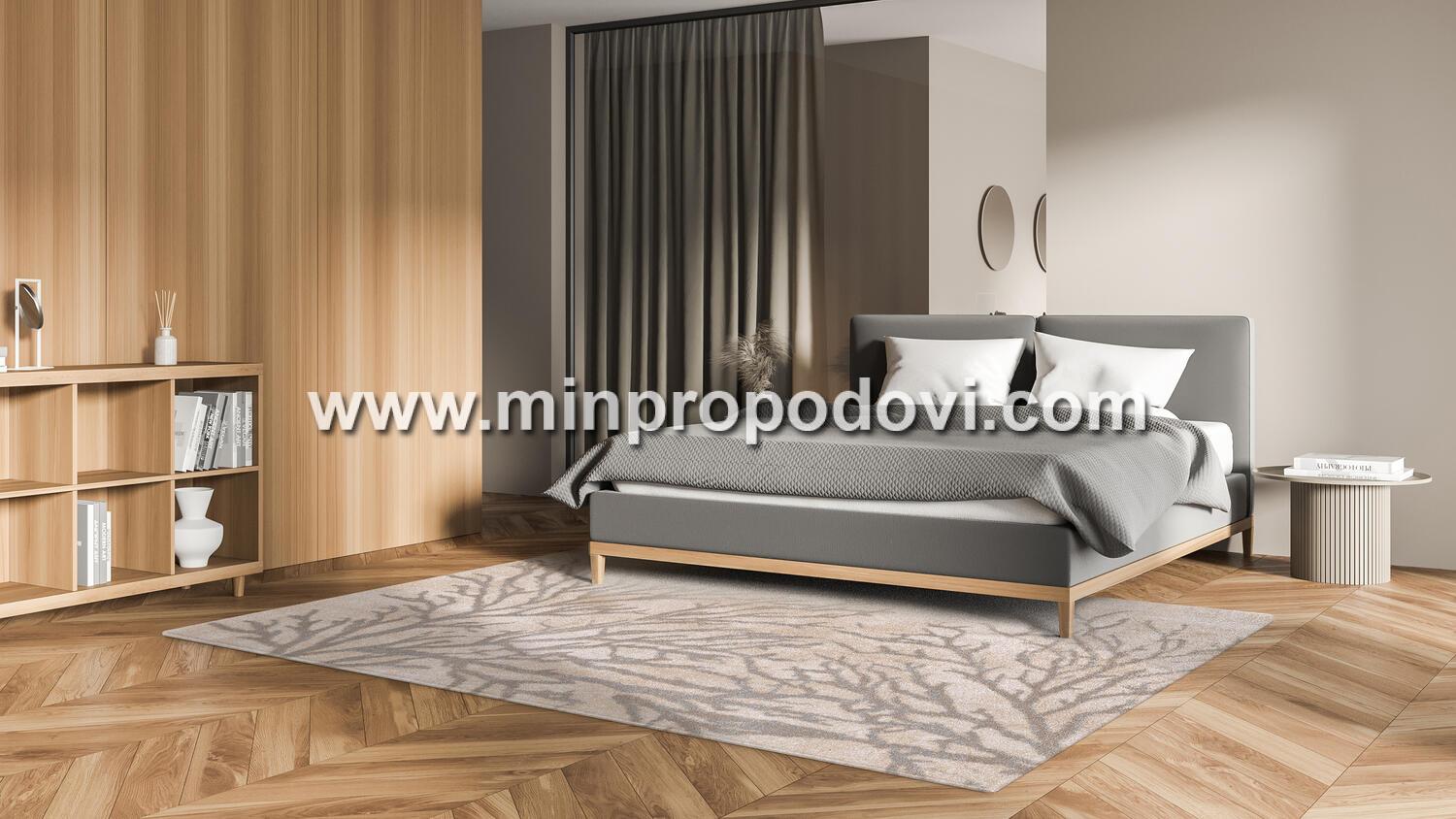 Contemporary,Cozy,Bedroom,Interior,With,Large,Comfortable,Grey,Bed,,Beige